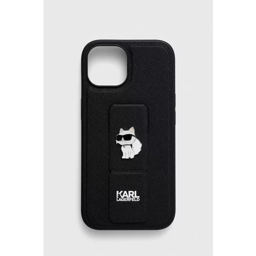 Karl Lagerfeld Etui za telefon iPhone 15 / 14 / 13 6.1'' črna barva