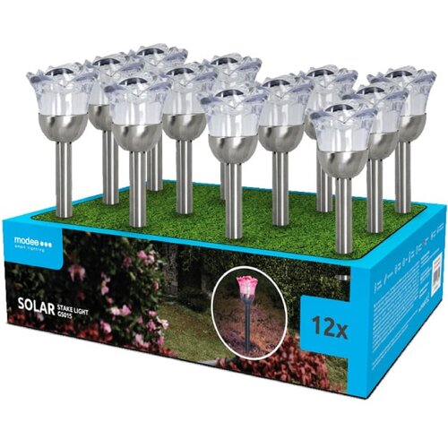  Solarna RGB ba&amp;scaron;tenska lampa GS015 Slike