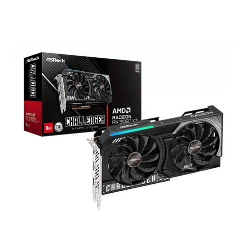 AsRock SVGA RX 9060 XT Challenger 8GB/GDDR6/128bit/crna, RX9060XT CL 8GO Cene