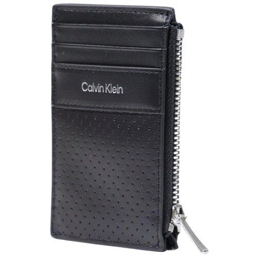 Calvin Klein Jeans Denarnice PERFORATED N/S ZIP CARDHOLDER LV04D1213G Črna Slike
