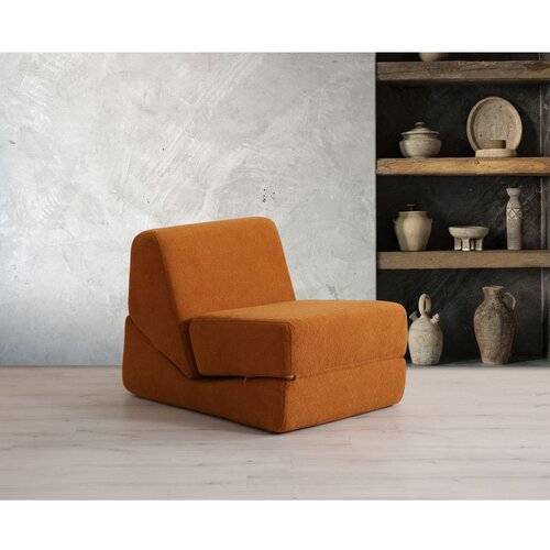 Atelier Del Sofa origami Convertable - Matte Orange Matte Orange 1-Seat Sofa-Bed Slike