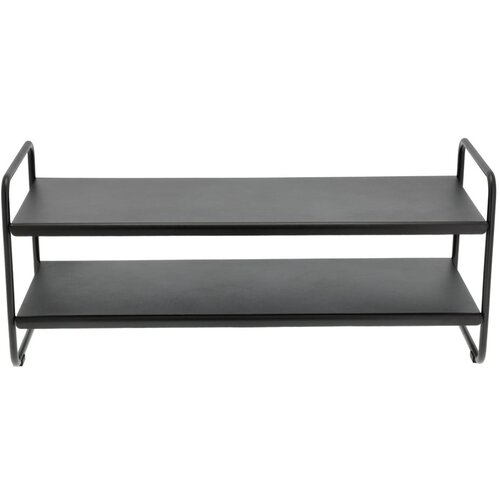 Zone crni željezni stalak za cipele 33x33x80 cm a-shoe &amp;ndash; Slike