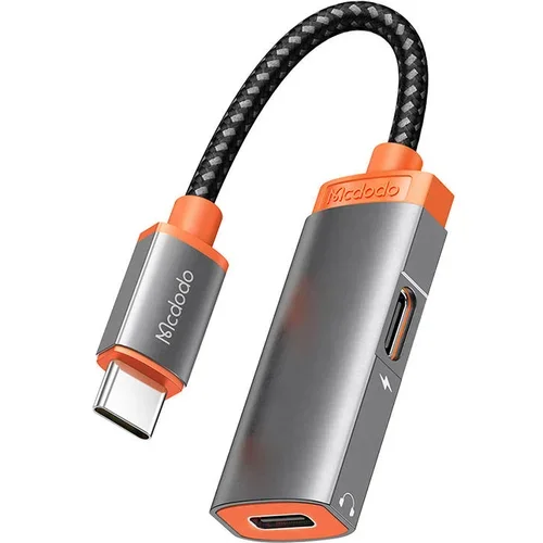 McDodo Adapter USB-C na 2x USB-C CA-0520, PD 60W (črn), (20628009)