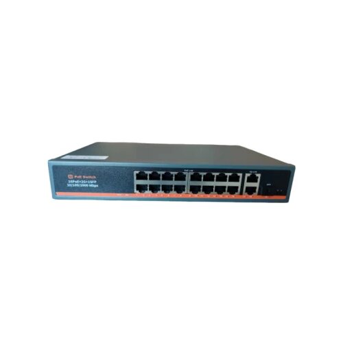 ExeLink SFG1219DP neupravljvi switch 16x10/100 base-tx(poe/poe+) 2x10/100/1000 base-t, 1x1000 base-x sfp porta Cene