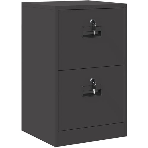 vidaXL Kabinet za datoteke s predalom s polico Črna 44 x 50 x 106.5 cm, (5000113101) Cene