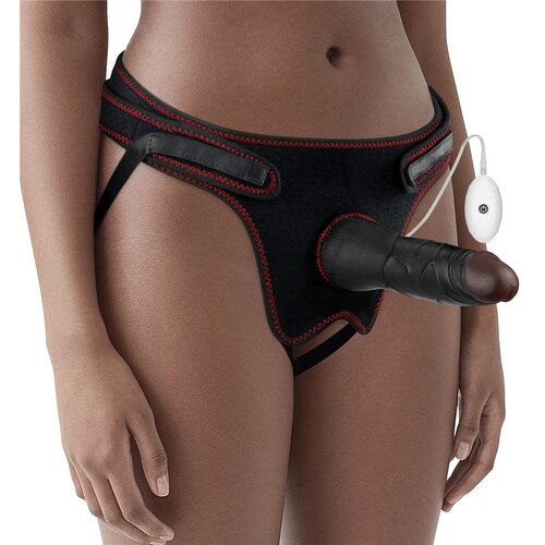 Lovetoy 2023 Strap-on Lovetoy Ingen Vibrating Easy Black 7.5&amp;#039;&amp;#039; Slike