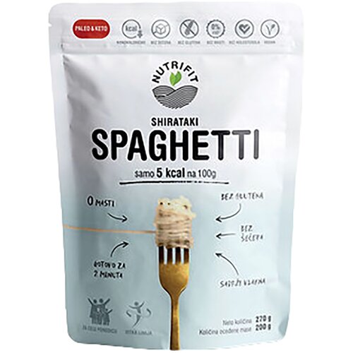 Nutrifit Shirataki konjac pasta spageti 270g, Nutrifit Cene