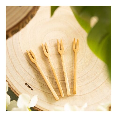 Dekordom Drvena viljuška bambou 13cm - natural - hml ( 039051 ) Cene