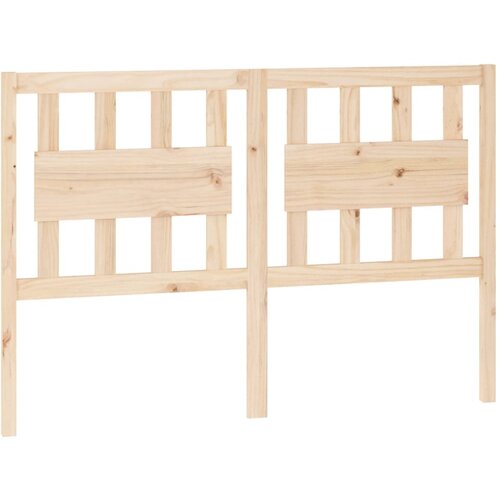 Maison Chic posteljno vzglavje - vzglavna omarica - nočna omarica 125,5x4x100 cm trdna borovina, (21703976) Slike