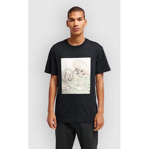 Rvca Sleepy Skeleton T-Shirt black Slike