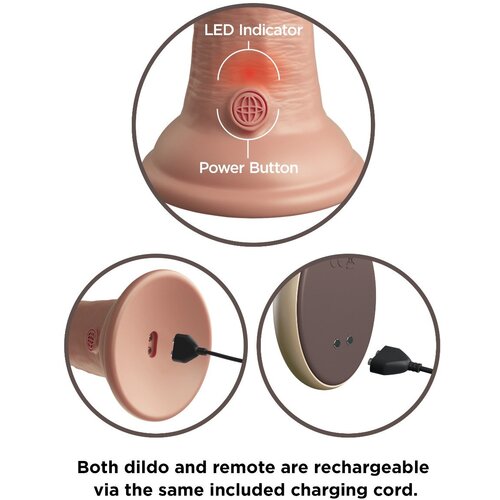King Cock Elite King Cock 9&amp;quot; Elite Dual Density Vibrator Slike
