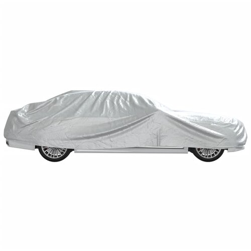  Automobilska navlaka za limuzinu s trakama srebrna XXL PEVA Slike
