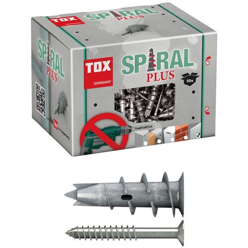 Tox spiral plus + vijak (50/1) tipal spiralni metalni sa vijkom za gipsane ploče Cene