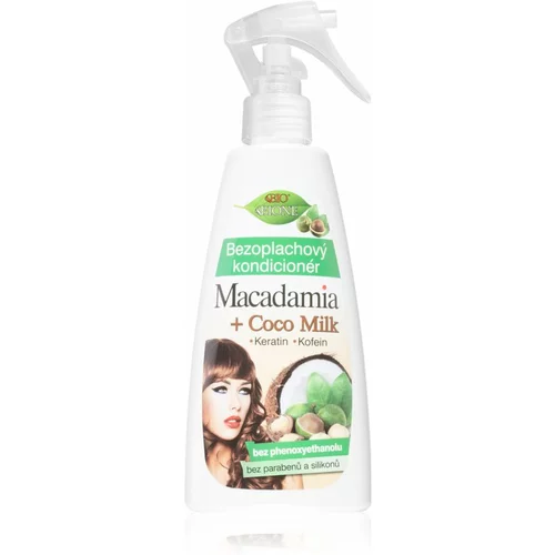 Bione Cosmetics Macadamia + Coco Milk balzam brez spiranja v pršilu 260 ml