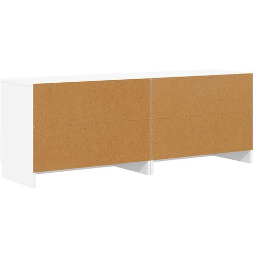  za krevet s pohranom 2 pcs Bijela 66 x 35 x 48 cm - Bijela Slike