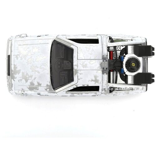  Replika DeLorean Time Machine, ledena izvedba - 40 godina Back to the Future, 1:32 Slike