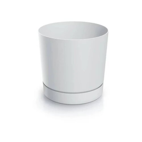  Saksija Tubo P 30 cm sa podmetačem - bela S449 Cene