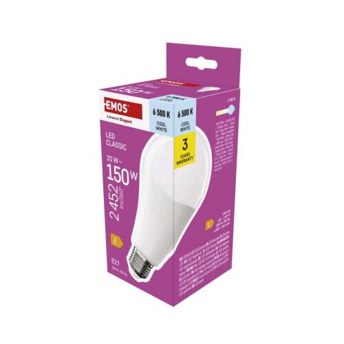  LED žarnica Classic A80 / E27 / 20 W (150 W) / 2452 lm / Hladna bela Cene