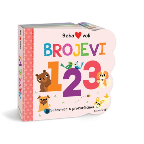 Egmont SLIKOVNICA KARTONKA BEBA VOLI BROJEVE Slike