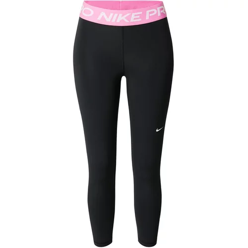 Nike Sportske hlače 'Pro 365' roza / crna / bijela