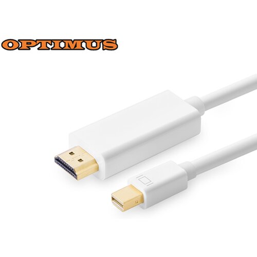 Optimus Konverter kabel (1.5m, Mini DP na HDMI Mu&scaron;ki, crni) Cijene