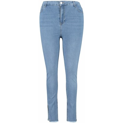 Trendyol Curve Plus Size Jeans - Blue - Skinny Cene