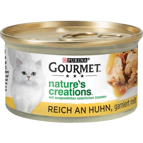 Gourmet Nature&amp;#039;s Creations 24 x 85 g - Pi&amp;scaron;čanec s &amp;scaron;pinačo &amp;amp; paradižnikom Slike