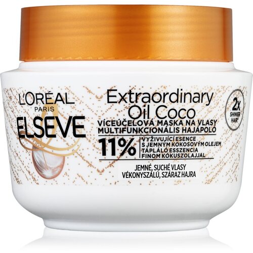 L&amp;acute;Or&amp;eacute;al Paris L&amp;#039;OREAL PARIS Maska za kosu Elseve Extraordinary Oil Coco 300 ml Slike