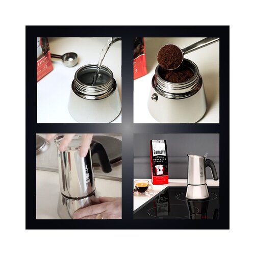 Bialetti Venus aparat za espresso za indukcijsko plo&amp;scaron;čo - 10 skodelic Slike