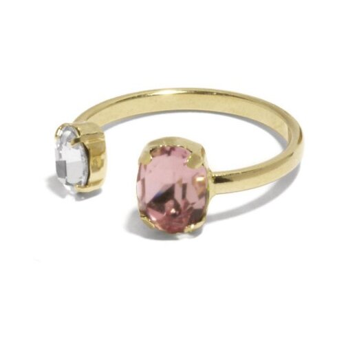 Victoria Cruz gemma pink gold prsten sa swarovski kristalima ( a4510-26da ) Slike