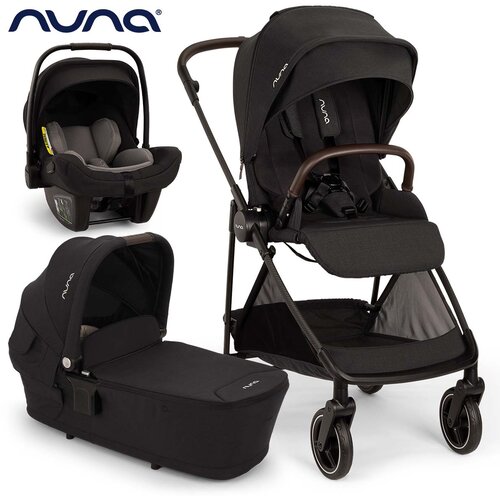 Nuna® dječja kolica 3u1 ixxa™ next + lytl™ + pipa™ next caviar Cene