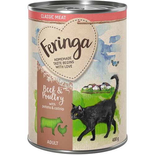Feringa Varčno pakiranje Classic Meat meni 12 x 400 g Govedina &amp;amp; perutnina Slike