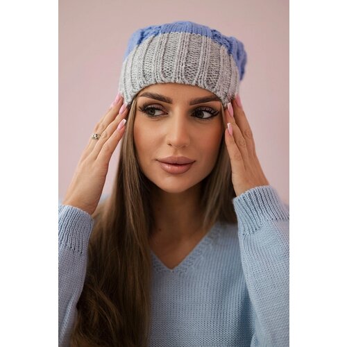 Kesi Cap with fleece Paris K212 blue+gray Cijene