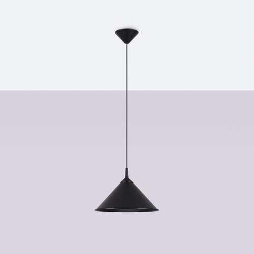 Sollux Lighting SL.1326 - visilica na sajli zuma 1xE27/15W/230V prečnik 30 cm crn Slike