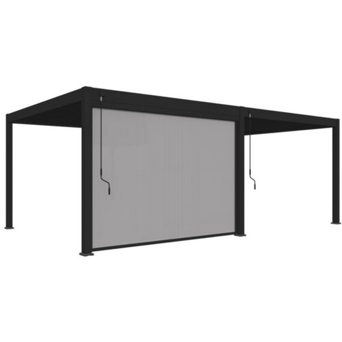  Zaslon – Sjenilo 4 m za bioklimatsku pergolu – svijetlosivo Cijene