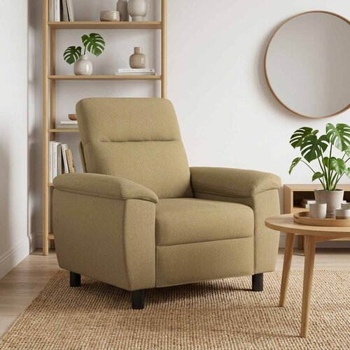 SOFA Svijetlosmeđa 95 x 90 x 95 cm Tkanina Slike
