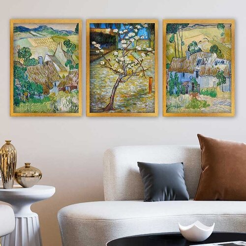 Wallity Set uramljenih slika 3AC_UN256347, 3 Dela Cene