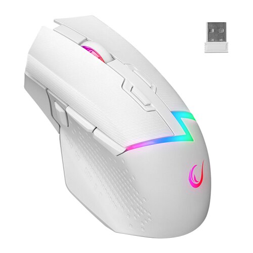 Rampage Mi&scaron; gaming DROP M3 V2 24000 DPI 3311 Sensor White RGB Rechargeable Wireless 80 Million Huano Switch Gaming Mouse, 42562 Cijene