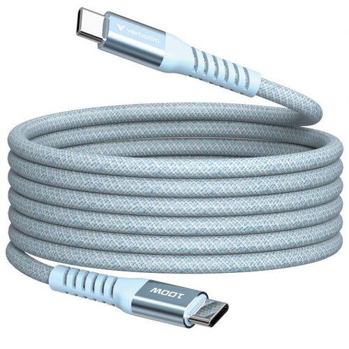 Kabel MAGNETSKI USB-C NA USB-C 100W 120 CM VERBATIM 31856 PLAVI Slike