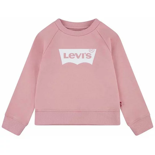 Levi's Otroški pulover roza barva