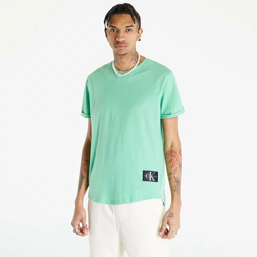 Calvin Klein Majica svetlo zelena / črna