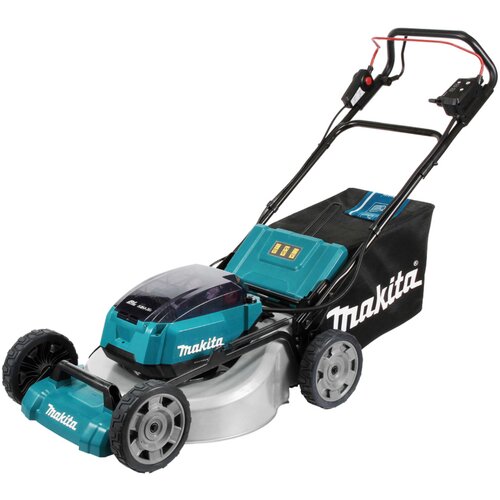 Makita DLM532PT4 lawn mower Push lawn mower Battery Black, Blue Slike