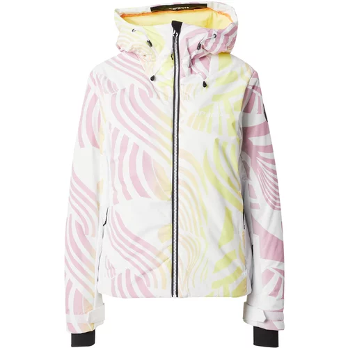 Icepeak Sportska jakna 'ELIDA' žuta / lavanda / roza / bijela