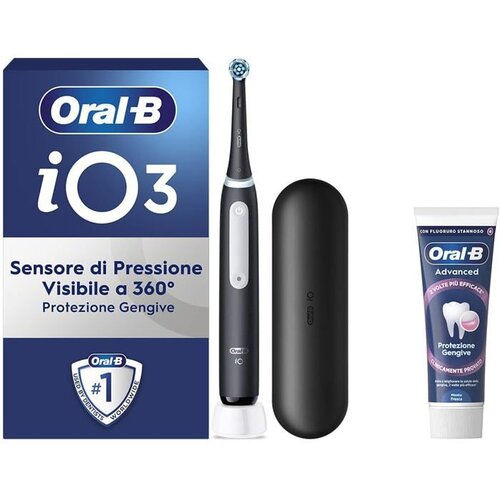 Braun Električna zobna &amp;scaron;četka Oral-B iO Series 3 črna z potovalno torbico, (5000530662) Slike
