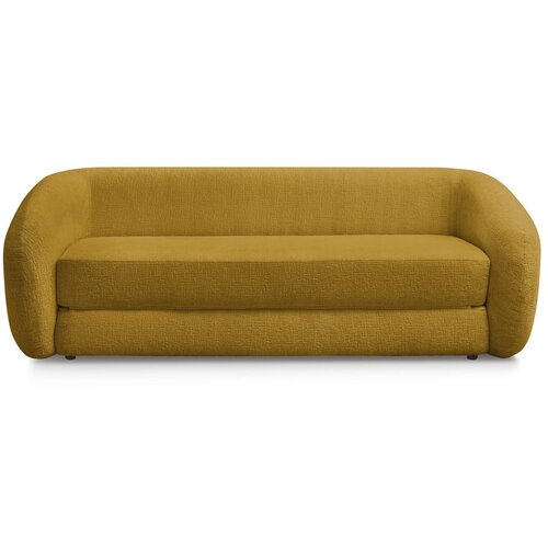 Bobochic Paris Senf žuta sklopiva sofa od šenila 228 cm Neyo – Cijene