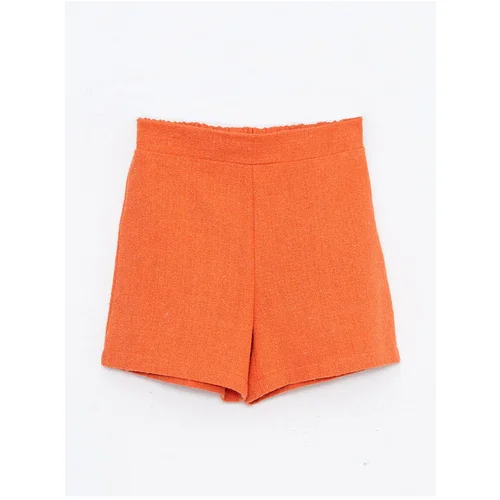 LC Waikiki Basic Girls' Shorts with Elastic Waist.