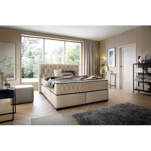 Premium Living Postelja Z Vzmetnico Prestige, Krem Barva, 160x200 Slike