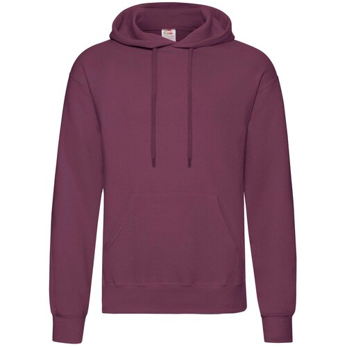 Fruit Of The Loom Burgundy men&amp;#039;s sweatshirt Hooded Sweat Slike
