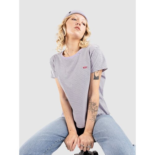Levi&amp;#039;s Perfect T-shirt collegiate stripe h lilac Slike