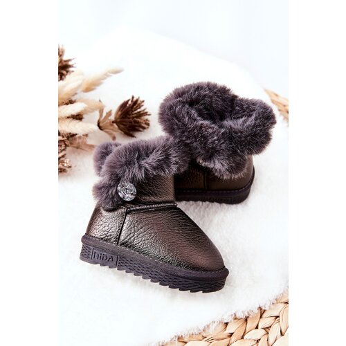 Kesi Fleece-lined Snow Boots Grey Bessie Cijene